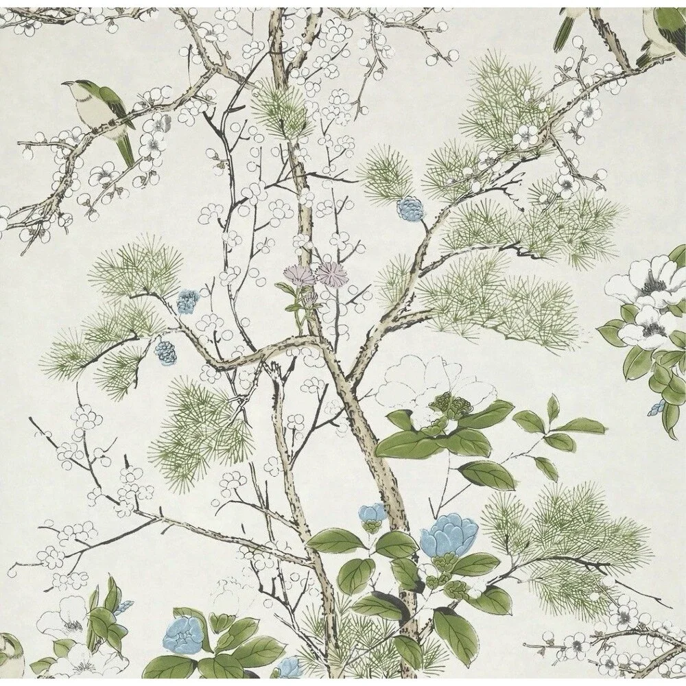 Katsura Wallpaper from Grand Palace Collection by Thibaut in Double Rolls T13622